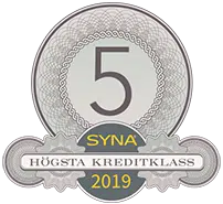 högsta kreditklass 2019